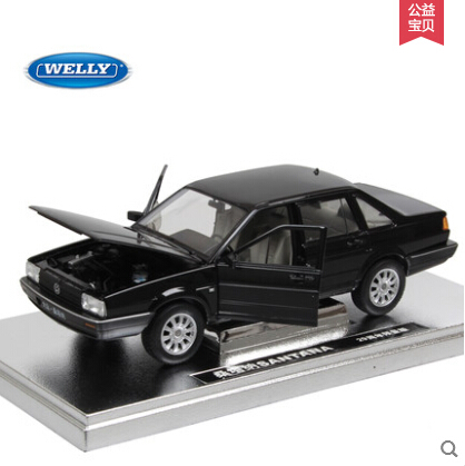 Hot sale Volkswagen Santana WELLY 1:24 Alloy car models Toy Classic cars Home Collection Commemorative Edition