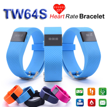 2016 Waterproof Smart Bracelet TW64S Heart Rate Bluetooth 4.0 Smartwatch Sports Watches Fitness Tracker for Android IOS Phones