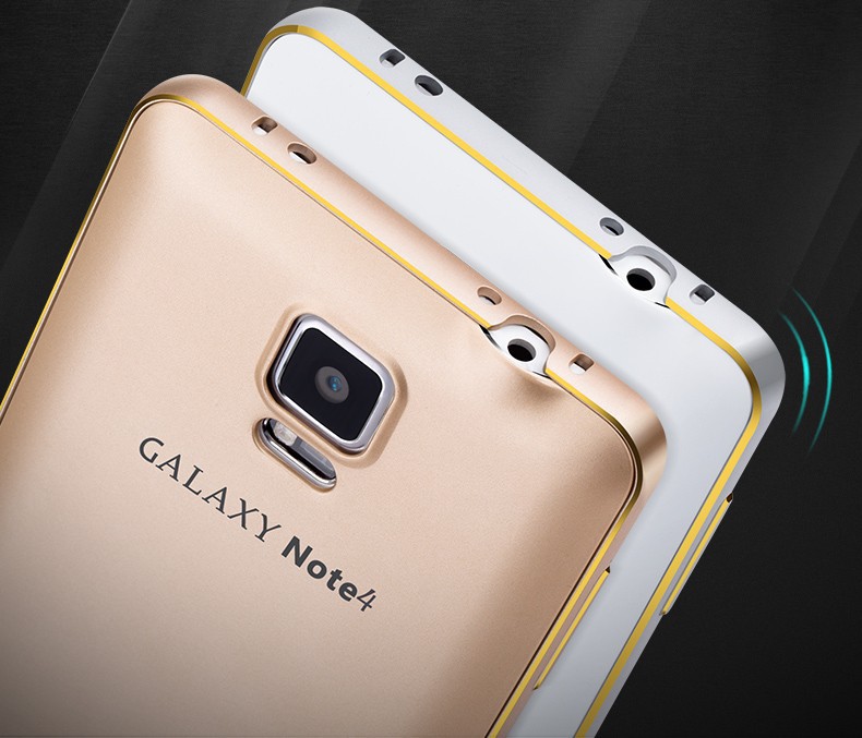 note 4 gold edge bumper+cover-1