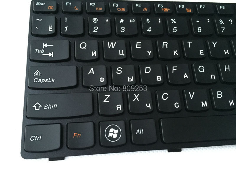 Купить ru/русский клавиатура для lenovo ideapad g570 g575 ноутбук ...