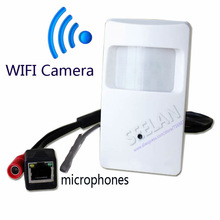 720P IP Hidden with WIFI port Covert Camera Motion Detector HD PIR STYL Wireless IP Camera
