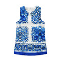 2016 kimocat fashion designer Chinese girl blue and white porcelain blue and white porcelain jacquard A