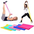 1 2m Elastic Yoga Pilates Rubber Stretch Exercise Band Arm Back Leg Fitness Free Shipping