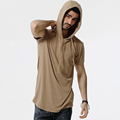 Summer Cool Design T Shirt 2017 Men s T shirt Hooded Tees Homme Fitness Streetwear Male