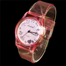 2015 New XINSLON Casual Watches Transparent Band Image Chinese Characters Style Clock Hours Women’s Watches Relogio Relojes