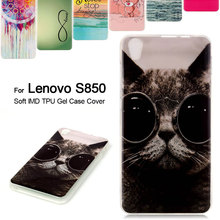Soft IMD TPU Back Case for Lenovo S 850