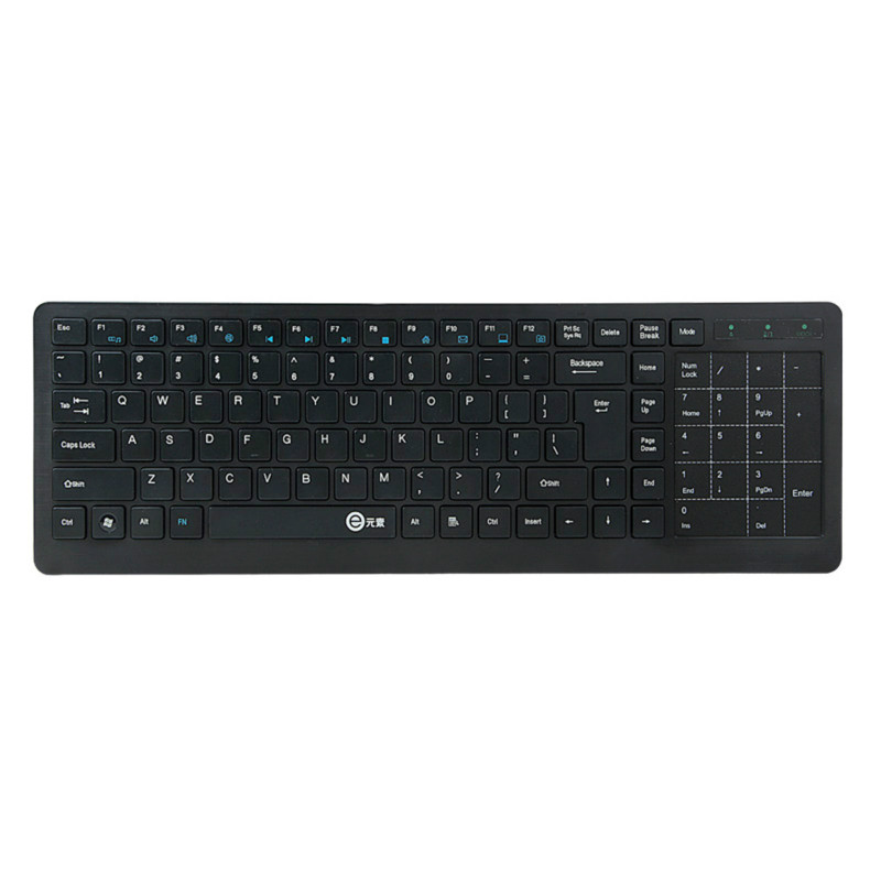 E60 Ultra thin Touch Wireless Keyboard Multimedia USB Computer Smart TV Universal Wireless Keyboard Gaming 2