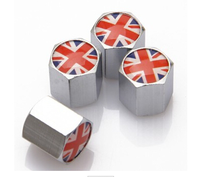 Бесплатная доставка цинковый сплав обычный электрогитары-хромированная серебряный шина колпачки пыль крышки для британский флаг великобритании