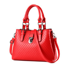 2016 New Fashion Brand Women s Handbag PU leather Casual Totes Embossed Satchel Bag Ladies Luxury