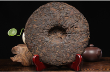 Free shipping Chinese Yunnan Specialty Caizhe Puer Tea vintage healthy green food big round cake cooked
