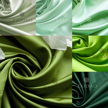 150x50cm Satin thick small fabric yarn curtain diy silks and satins green series high density lint-free