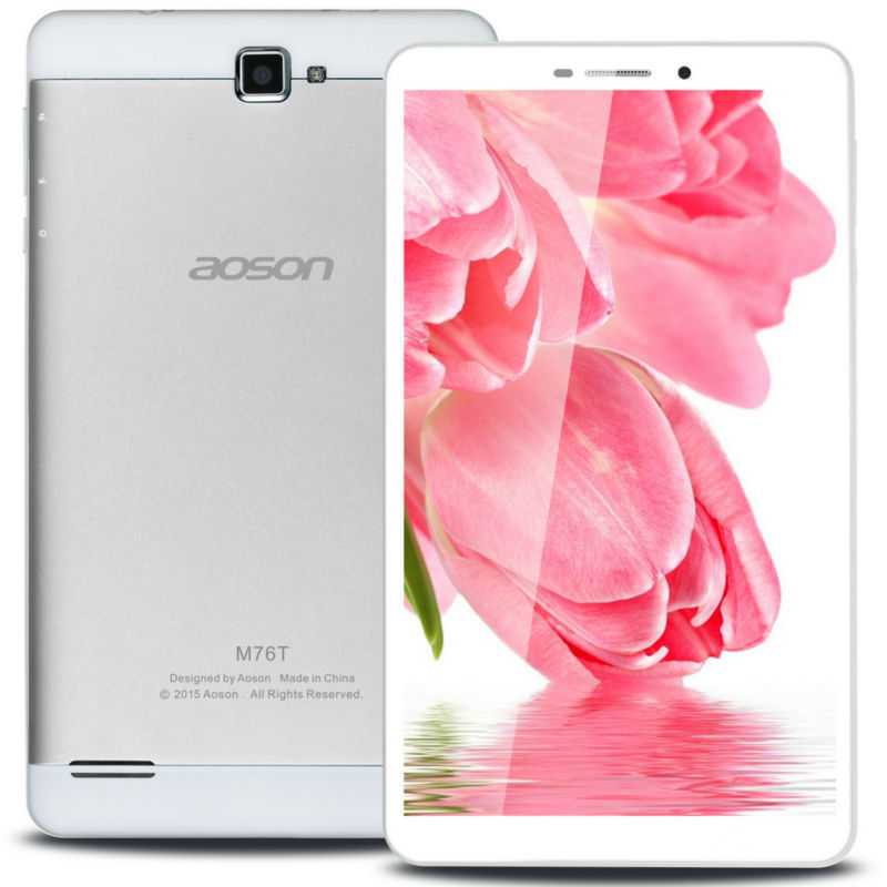 3G Phone Call Tablet PC Original Aoson M76T 7 IPS WCDMA MTK8392 Octa Core 2GB RAM