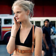 HARNESS sexy women ,Dark Rock street strap body harness cool collar around neck adjustable buckles waist belts