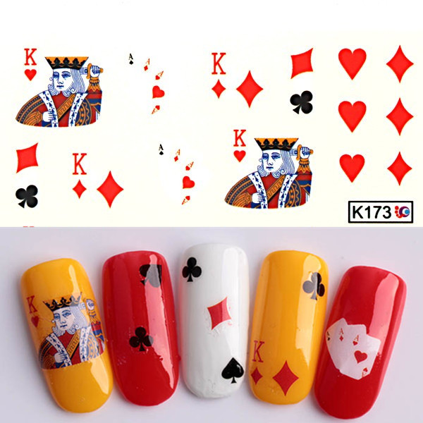 Фото игральных карт на ногтях Фото игральных карт на ногтях