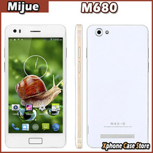 3G original Mijue M680 Phones RAM 1GB+ROM 4GB 5.0 inch Android 4.4 MTK6582 Quad Core 1.3GHz Cell Phone Dual SIM WCDMA GSM 13.0MP