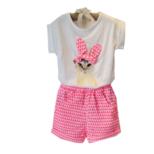 Girls clothing set baby girl s clothes sets cartoon cat children kids T shirt shorts the