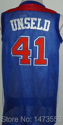  wes unseld   ,   # 41 wes unseld , stitched  , ! s-xxl