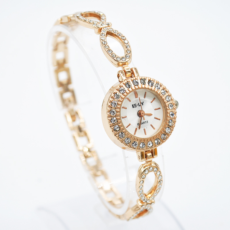 Hot alloy Rhinestone bow bracelet watch fashion elegant quartz Wrist Watch for Women students Girls WXMPJ786