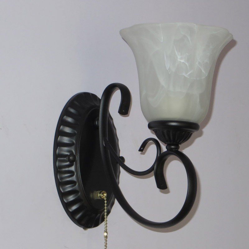 Outdoor garden wall light wrought iron Led Balcony lamp (5)