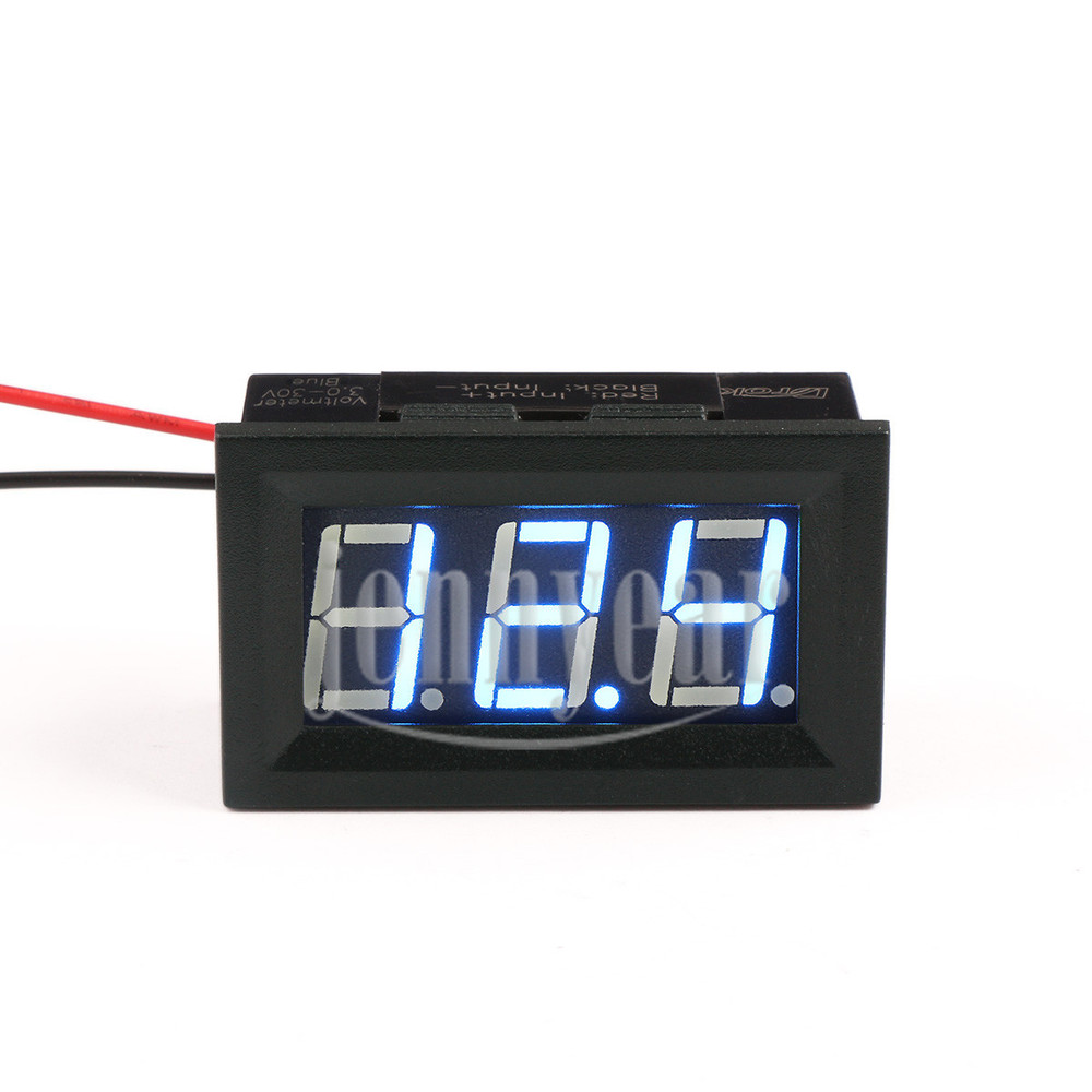 DC 3V30V Digital Voltage Monitor 0.56" Blue Led Display Voltmeter DC