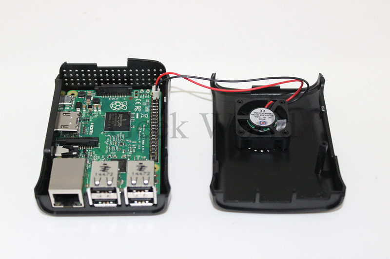 New Pi Box ABS case with Fan module for Raspberry Pi 2 Raspberry Pi model b