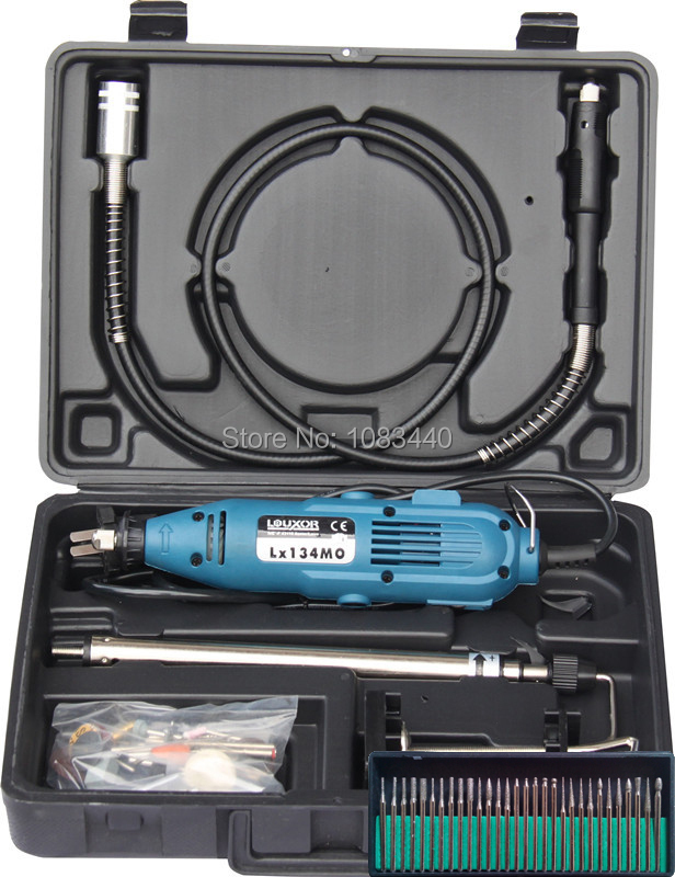 High quality LRUXOR Electric Tools Mini Grinder Drill carving burnish with 40 pcs polishing Accessories 30pcs