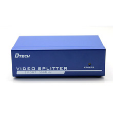 One point two switch FI one into two split screen high-definition computer monitor video converter