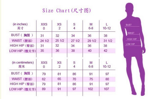 HL SIZE CHART