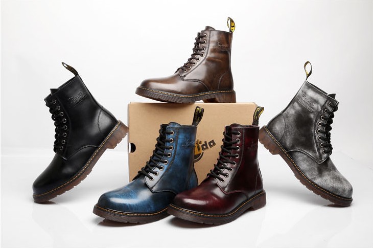 Top Quality Autum Winter Martin Shoes Fashion Waterproof Genuine