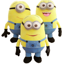 Despicable Me 2 Plush Soft Toy In Movie Minion Minions 3D Eye Doll Xmas Gift 25cm