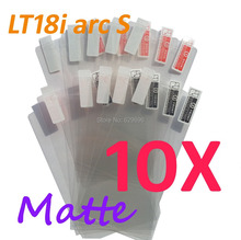 10PCS MATTE Screen protection film Anti-Glare Screen Protector For SONY LT18i Xperia arc S
