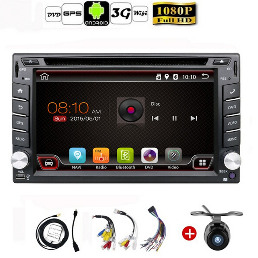 Auto Android 4.4 Car Audio GPS Navigation 2DIN Car Stereo Radio Car GPS Bluetooth USB/Universal Interchangeable Player TV 8G MAP