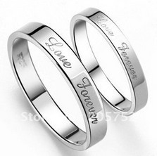 custom engraved platinum wedding rings