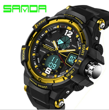 Men Digital Sports Watches Japan Movt Diving Stopwatch Army Military Watch 50ATM Waterproof Sports Wristwatch for
