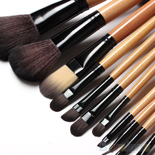 15Pcs Professional Soft Eyebrows Make Up Tools Cosmetic Beauty Makeup Brush Kits 4EKH