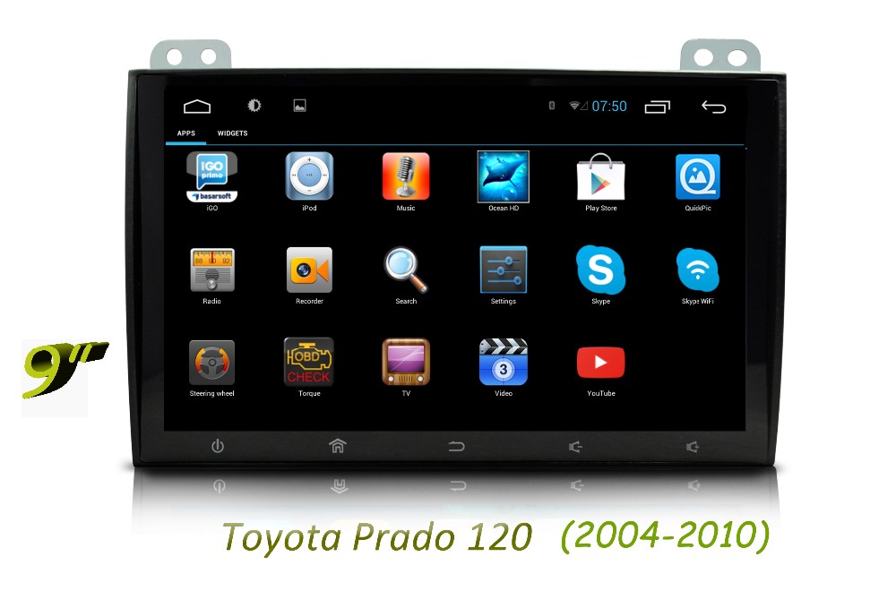 Toyota Prado 120 2004-2010 apps