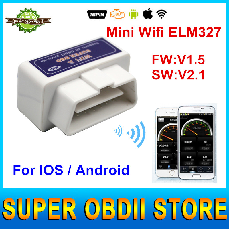  -elm327 WiFi OBD II   V1.5 ELM 327 WiFi ELM327 OBD2   Android  IOS  wi-fi 327  