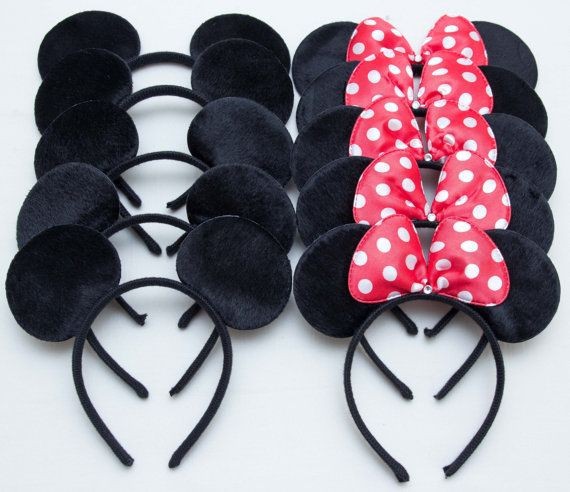 Mouse headband Children birthday party supplies Mo...