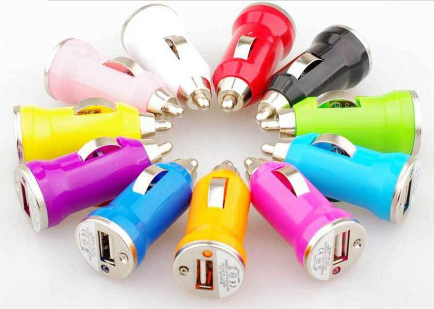 2014 limited new mixcolor mini usb car charger adapter one port for iphone4 4s 5 5s