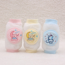 New Baby Leg wramers Kids Toddler Safety Crawling protective kneelet mesh elbow guard kneepads Carton printed newborn Knee Pad