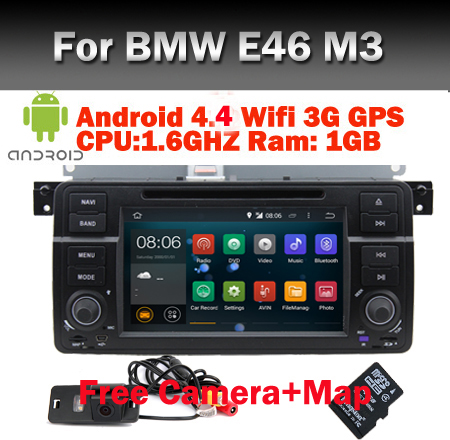Free Camera+Map 1024X600 Quad Core Car DVD Android 5.1 for BMW E46 GPS M3 Wifi 3G Bluetooth Radio RDS Canbus Support OBD2 DVR Free Camera+Map 1024X600 Quad Core Car DVD Android 5.1 for BMW E46 GPS M3 Wifi 3G Bluetooth Radio RDS Canbus Support OBD2 DVR