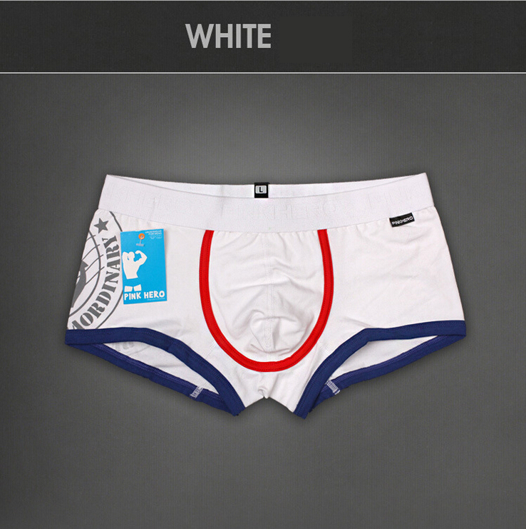 Cueca boxer men 2015 New Men s Boxer Cotton Solid Mens Boxer Shorts Mens Sexy Underwear