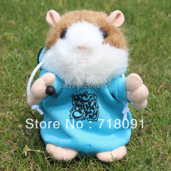Гаджет  2PCS 5% OFF,Free Shipping,Talking Toy Hamster,Stuffed Plush Mouse,Speaking Animal,15cm,1PC,No Packing None Игрушки и Хобби