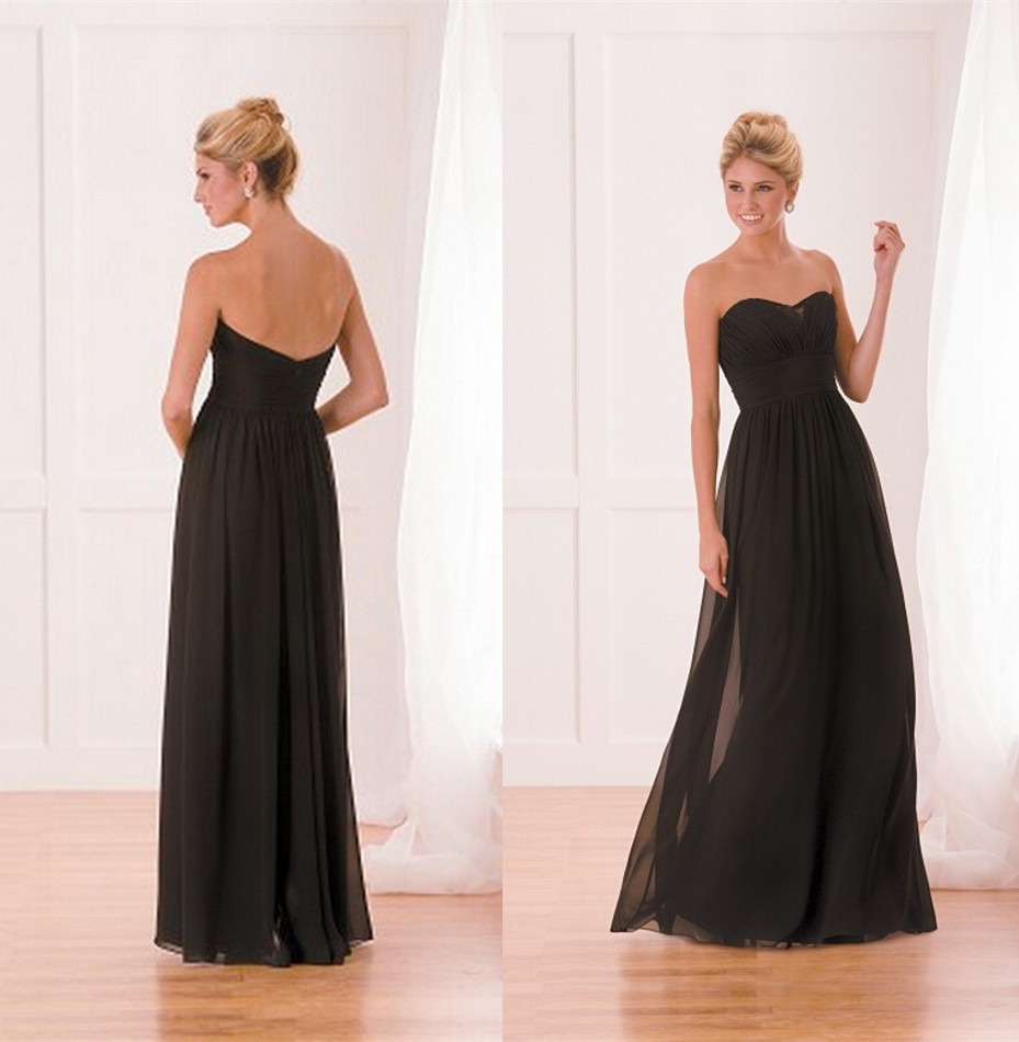Wedding Black Bridesmaid Dresses Long long black bridesmaid dresses fashion life cv6prkaa