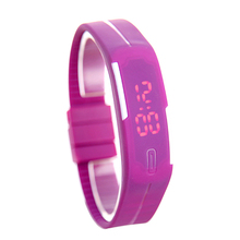 2015 New Arrival Ultra Thin Fashion Brand Women Men Sports Watch Silicone WristWatch Digital LED Watches