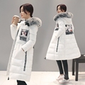 women winter coat Hooded Solid Plus velvet Keep warm ladies jackets Pattern Print Imitation fur Down