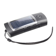 New Multi function 3 in 1 Solar Power Charger Flashlight FM Radio Hot Selling