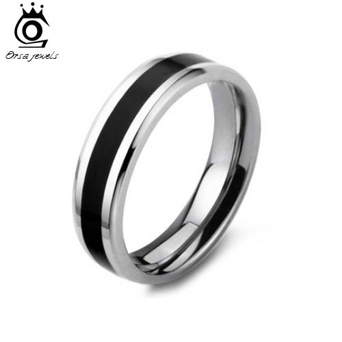 New Arrival Titanium Steel Couple Ring Fashion Design Ring for Men and Women Popular Jewelry Free