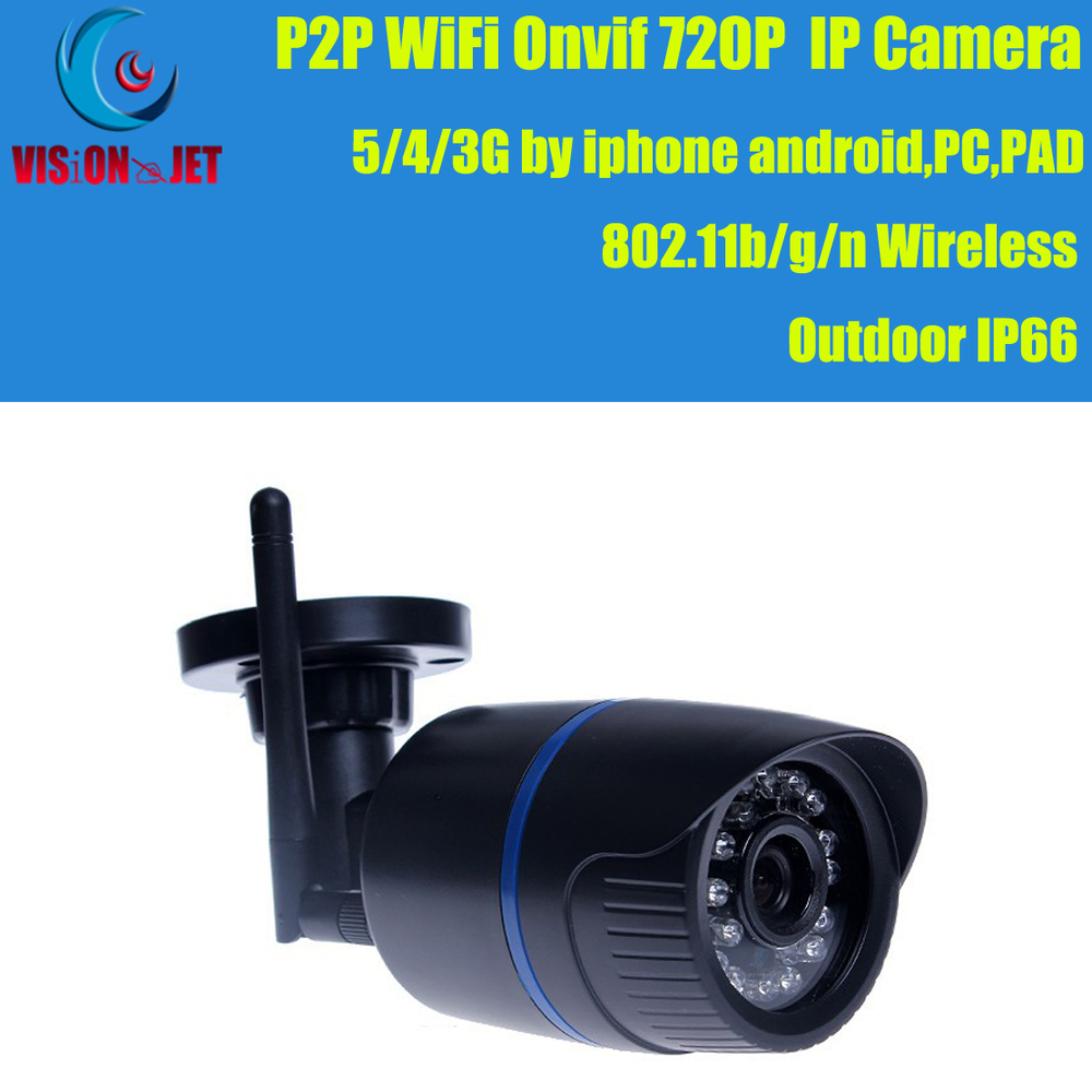 Wireless 720P Outdoor IP Camera 5 4 3G By Iphone Android PC PAD P2P Onvif 802