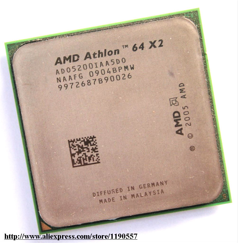 Amd Athlon 64 x 2 5200 +  ( 2.7  / 1  L2  / AM2 )   